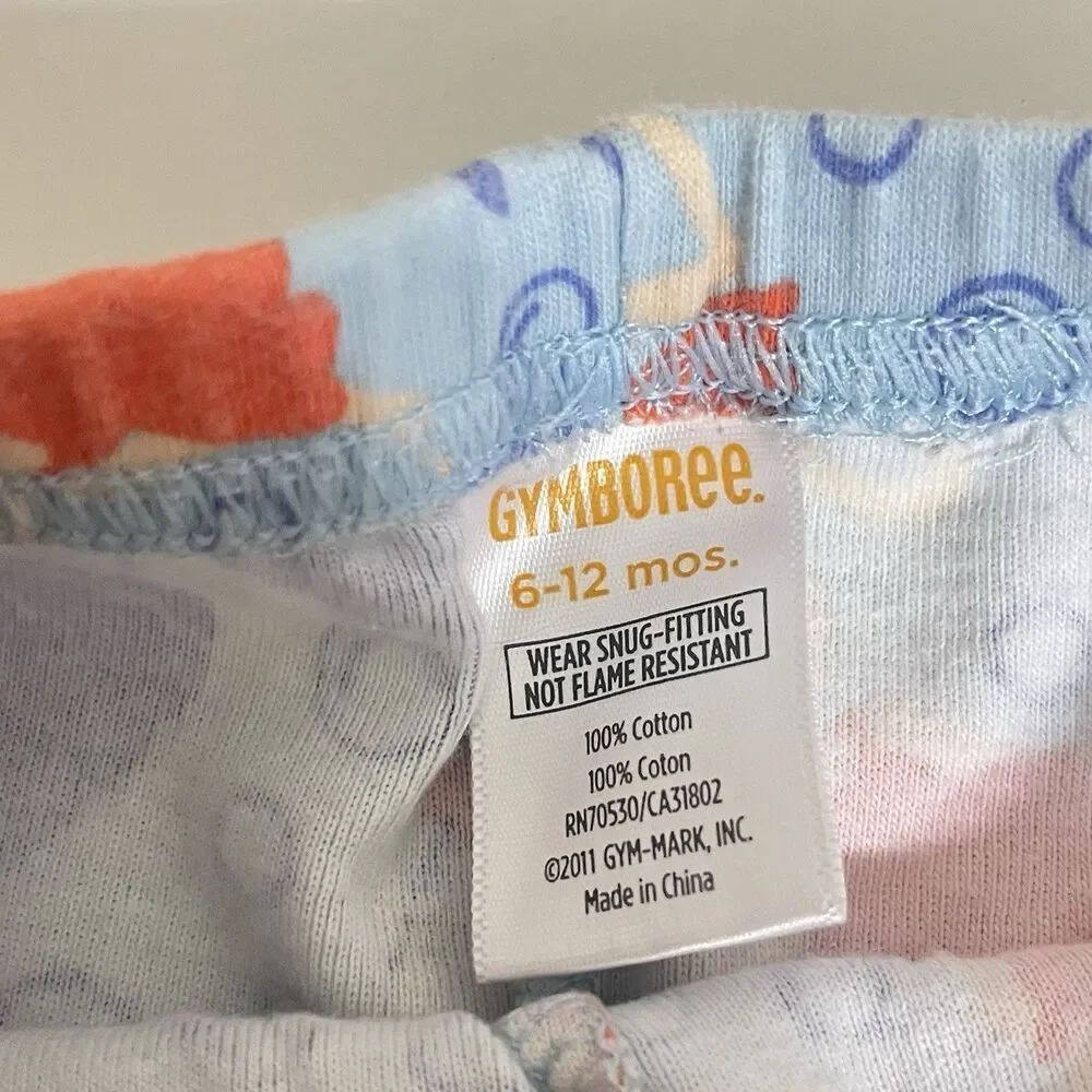 Gymboree Fairy Mermaid Magic Pajamas Shorts 2-Pc Set Girls Size 6-12 Months